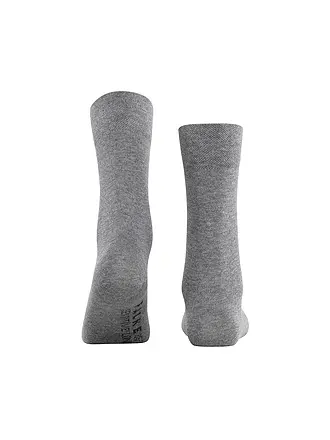 FALKE | Chaussettes SENSITIVE LONDON noir | hellgrau